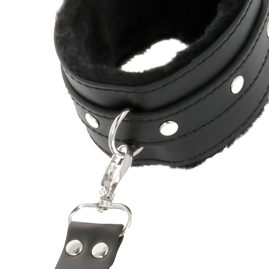 ALGEMAS DE COURO PARA PÉS E MÃOS PRETAS