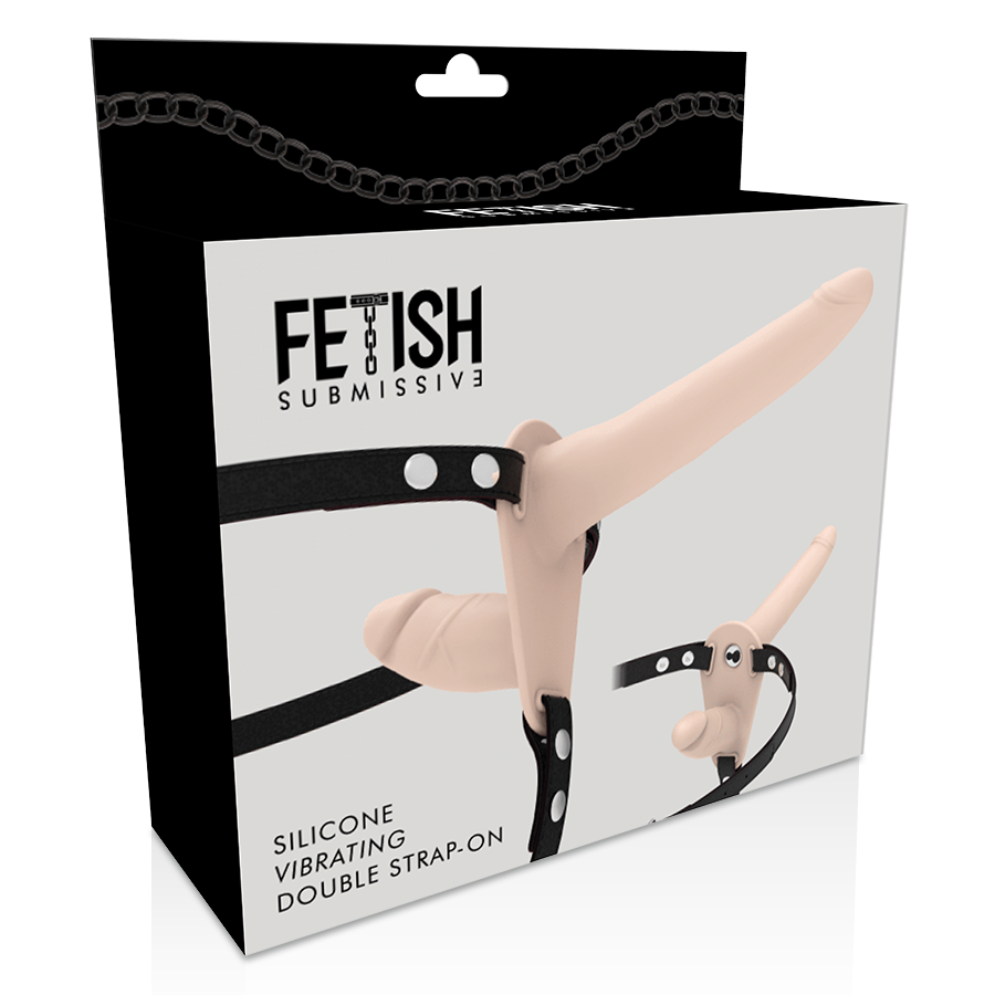 VIBRADOR FLESH UP DE DUPLA PENETRAÇÃO