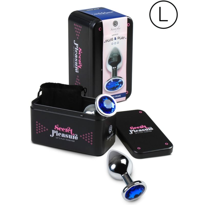 PLUG ANAL TAMANHO L AZUL