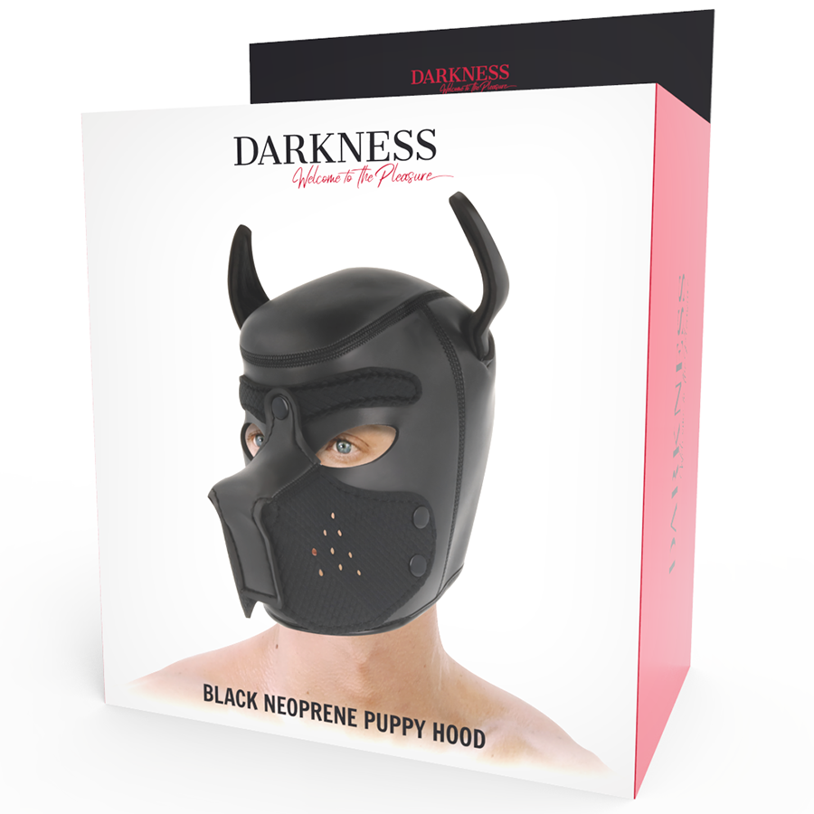 MÁSCARA DE NEOPRENE PARA CÃES COM FOCINHO REMOVÍVEL L
