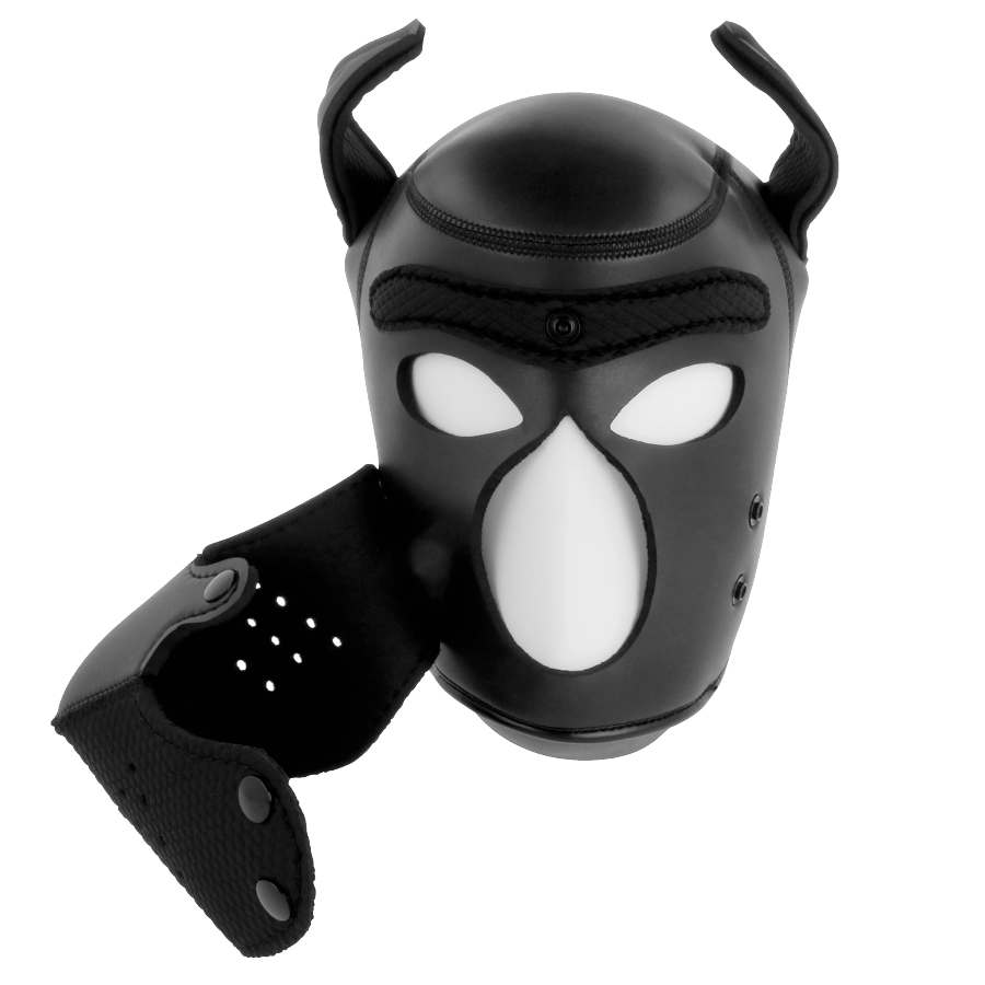 MÁSCARA DE NEOPRENE PARA CÃES COM FOCINHO REMOVÍVEL L
