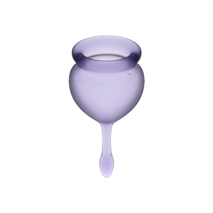 COPO MENSTRUAL FEEL GOOD ROXO 15 + 20 ML