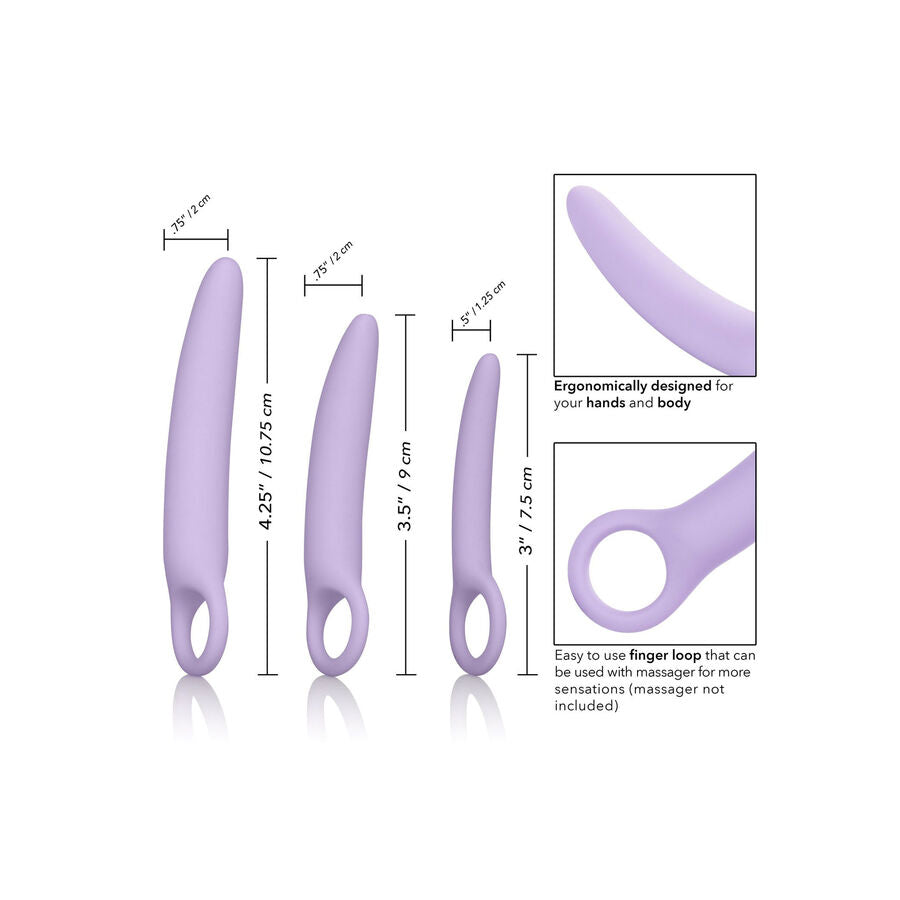 DR LAURA BERMAN ALENA CONJUNTO DE 3 DILATADORES DE SILICONE