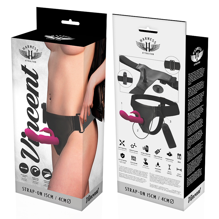 ARNES VIBRADOR COELHO VINCENT 15 CM -O- 4 CM