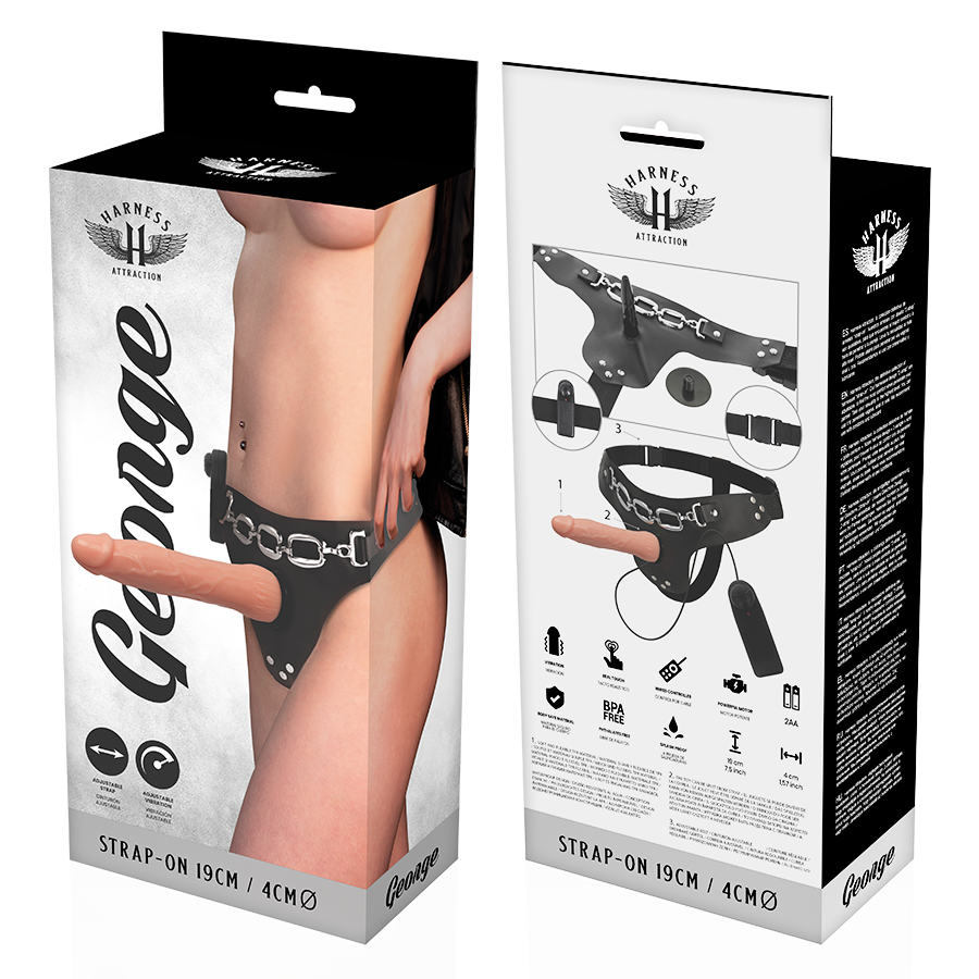 ARNES GEORGE VIBRADOR REALÍSTICO 19 CM -O- 4 CM