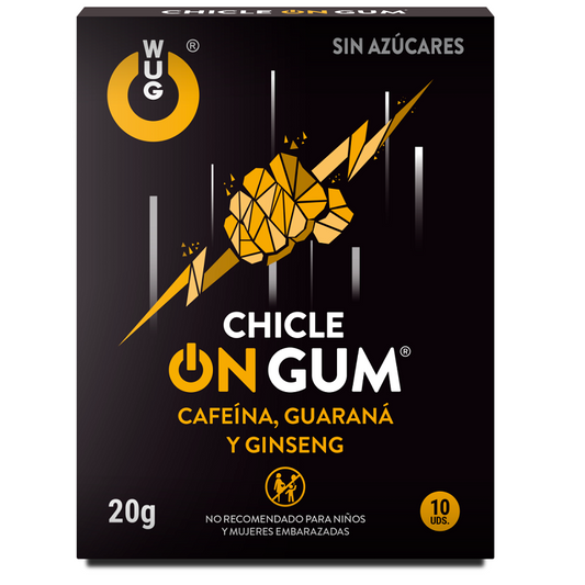 ON CAFFEINE, GINSENG AND GUARANA GUM 10 UNITS