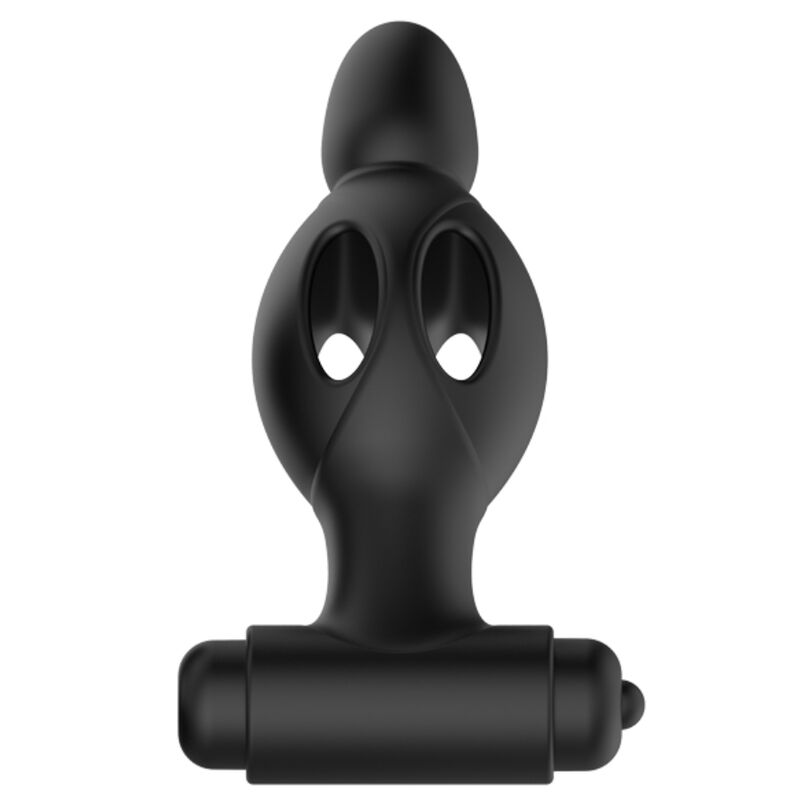 PLUG ANAL DE SILICONE COM VIBRAO
