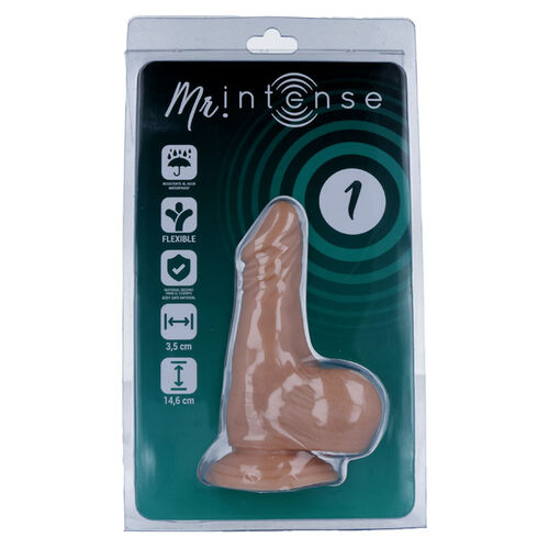 1 REALISTIC PENIS 14.6 CM -O- 3.5 CM