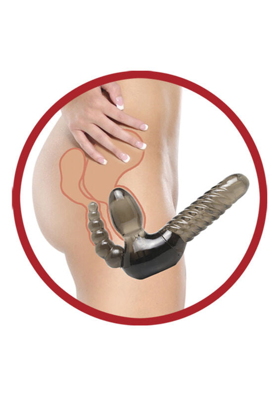 STRAPLESS STRAP-ON COM ESTIMULADOR ANAL
