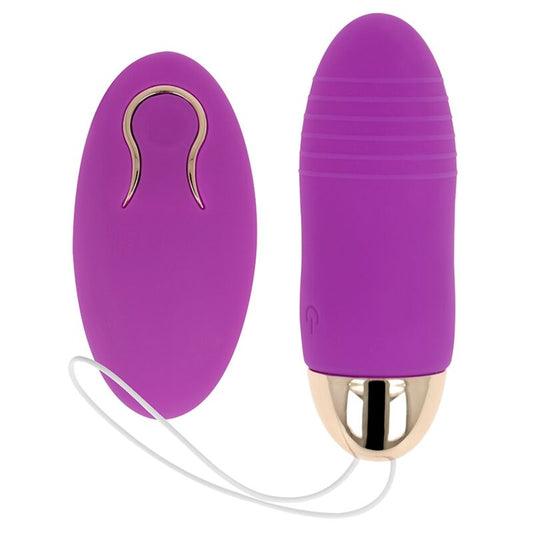VIBRADOR CONTROLE REMOTO OHMAMA EGG 10 MODOS - LILAC
