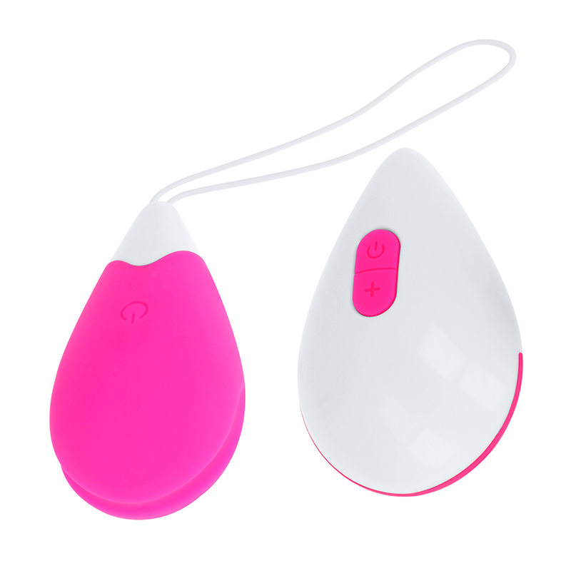 OVO VIBRANTE 10 MODOS ROSA E BRANCO