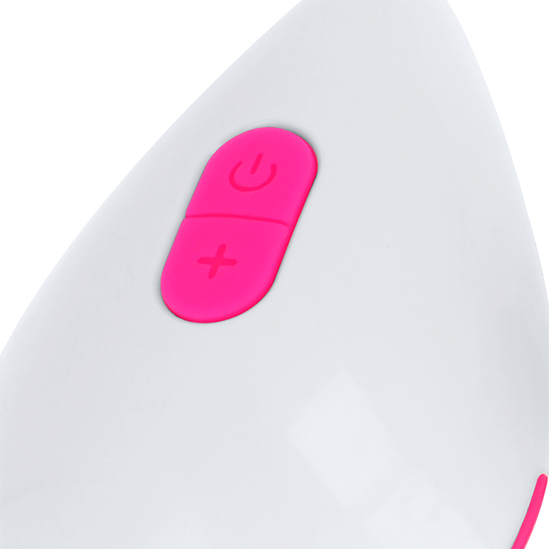 OVO VIBRANTE 10 MODOS ROSA E BRANCO