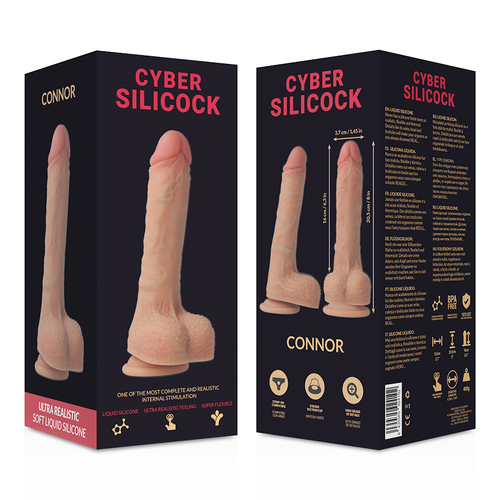 SILICONE LÍQUIDO MACIO CONNOR ULTRA REALISTA 20.5 CM -O- 3.7 CM
