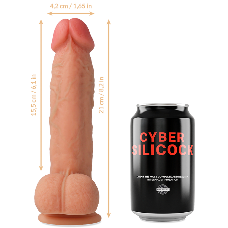 STRAP-ON SAUL SILICONE LÍQUIDO COM 3 ANÉIS GRÁTIS 15.5CM -O- 4.2CM