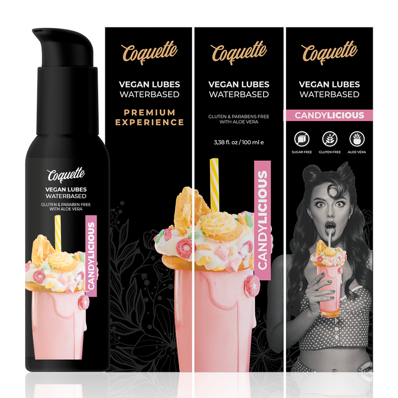 LUBRIFICANTE VEGANO CANDYLICIOSO PREMIUM EXPERIENCE 100ML