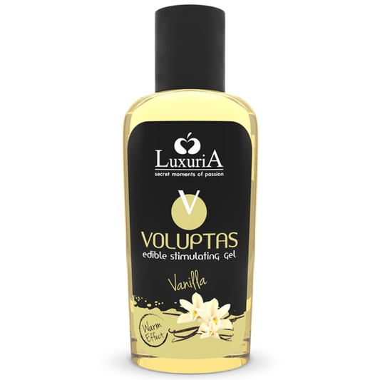 GEL DE MASSAGEM COMESTÍVEL EFEITO QUENTE - BAUNILHA 100 ML