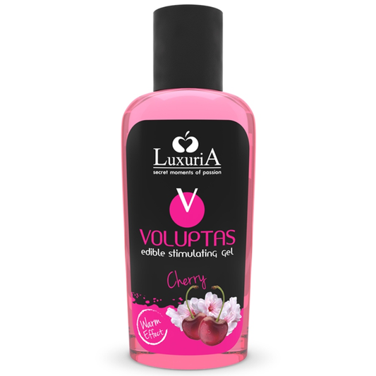 GEL DE MASSAGEM COMESTÍVEL EFEITO QUENTE - CEREJA 100 ML