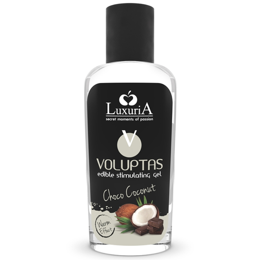 GEL DE MASSAGEM COMESTÍVEL EFEITO AQUECENTE - COCO E CREME 100 ML