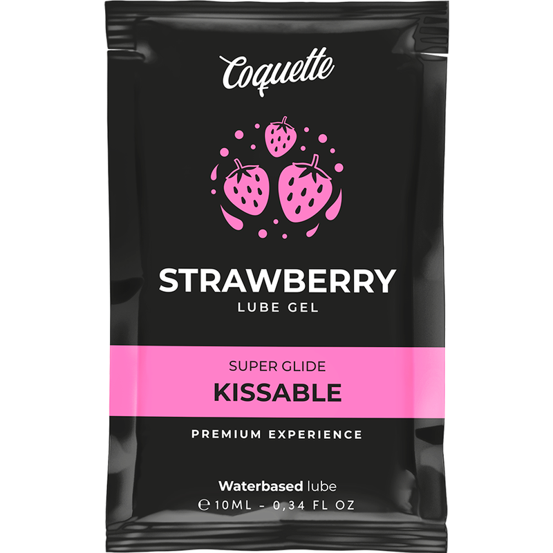 GEL LUBRIFICANTE COQUETTE CHIC DESIRE KISSABLE MORANGO 10 ML