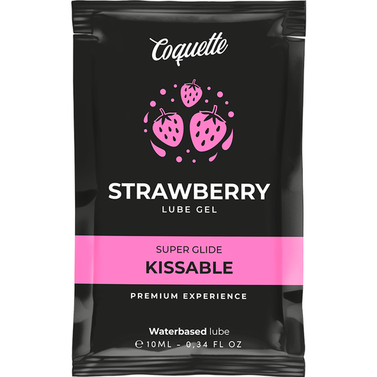 GEL LUBRIFICANTE COQUETTE CHIC DESIRE KISSABLE MORANGO 10 ML