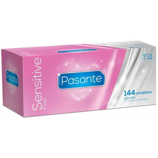 PRESERVATIVOS PASANTE ULTRAFINOS SENSÍVEIS 144 UNIDADES