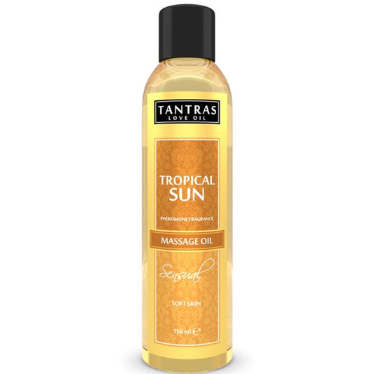 TANTRAS LOVE OIL ÓLEO DE MASSAGEM SOLAR TROPICAL 150 ML