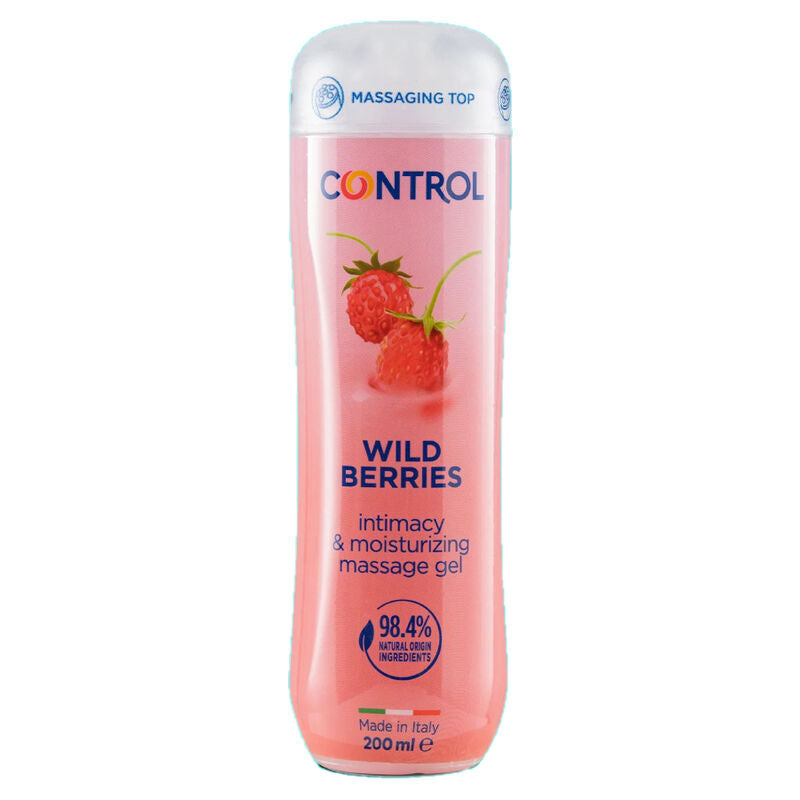 GEL DE MASSAGEM CONTROL 3 EM 1 FRUTAS SELVAGENS 200 ML
