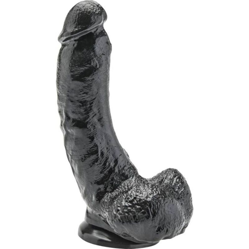 DILDO 20,5 CM COM BOLAS PRETAS