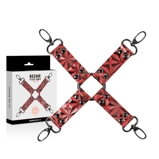 GRAVATA DE PORCO DE COURO VEGANO PREMIUM RED EDITION