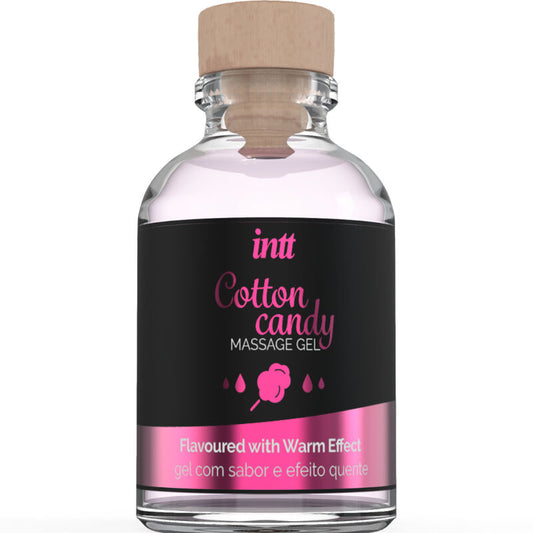 GEL DE MASSAGEM COM SABOR ALGODÃO DOCE E EFEITO AQUECENTE