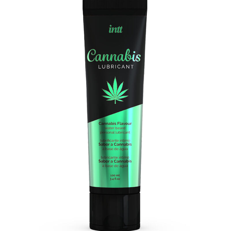 LUBRIFICANTE ÍNTIMO À BASE DE ÁGUA COM SABOR DE CANNABIS