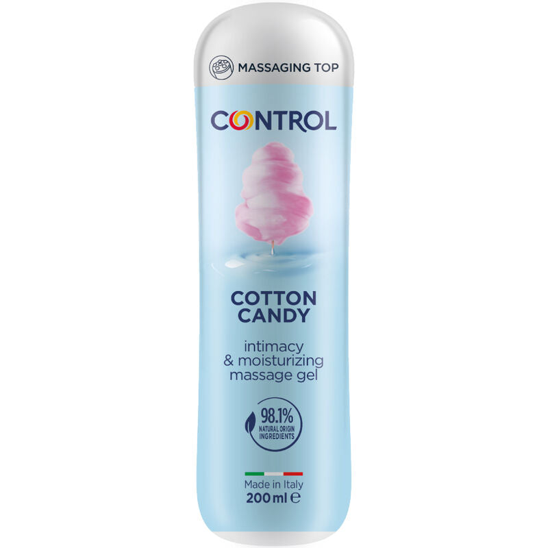 GEL DE MASSAGEM CONTROL ALGODÃO DOCE 3 EM 1 200 ML