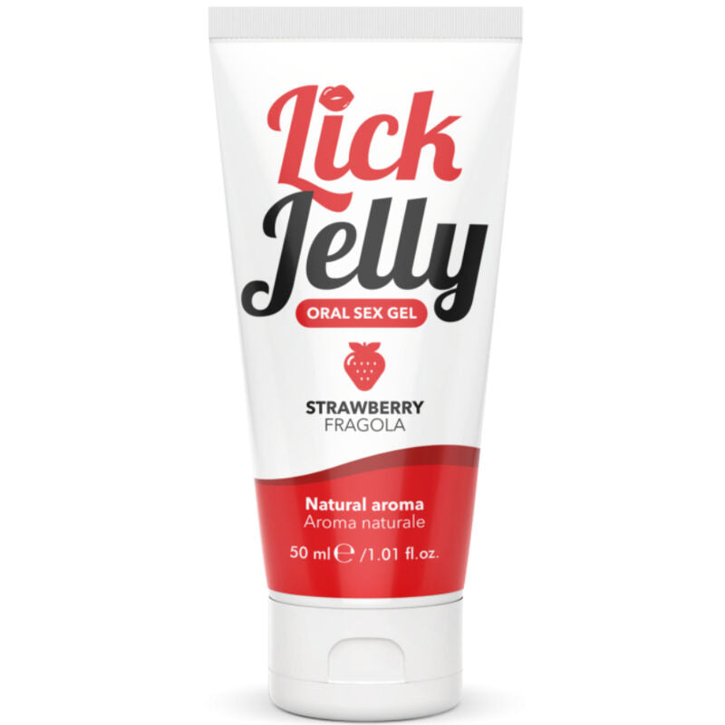 LUBRIFICANTE LICK JELLY MORANGO 50 ML