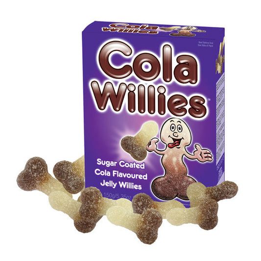 WILLIES DOCES MASTIGÁVEIS COM FORMA DE PÉNIS (SABOR COLA)