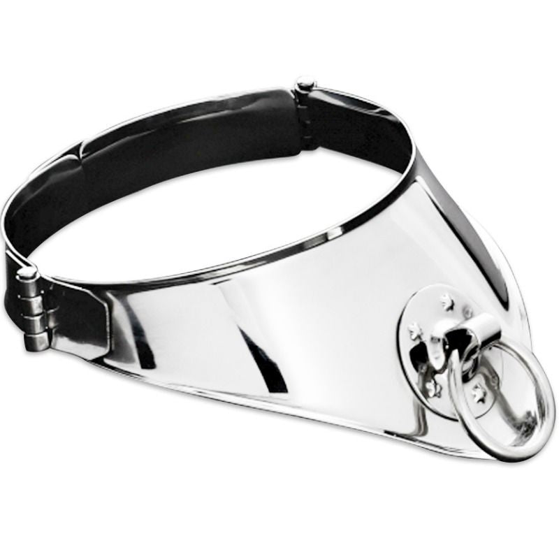 COLAR DE RETENO COM ANEL E CADEADO 12,5 CM