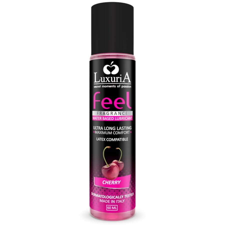 LUBRIFICANTE À BASE DE ÁGUA LUXURIA FEEL CEREJA 60 ML