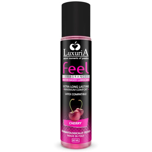 LUBRIFICANTE À BASE DE ÁGUA LUXURIA FEEL CEREJA 60 ML