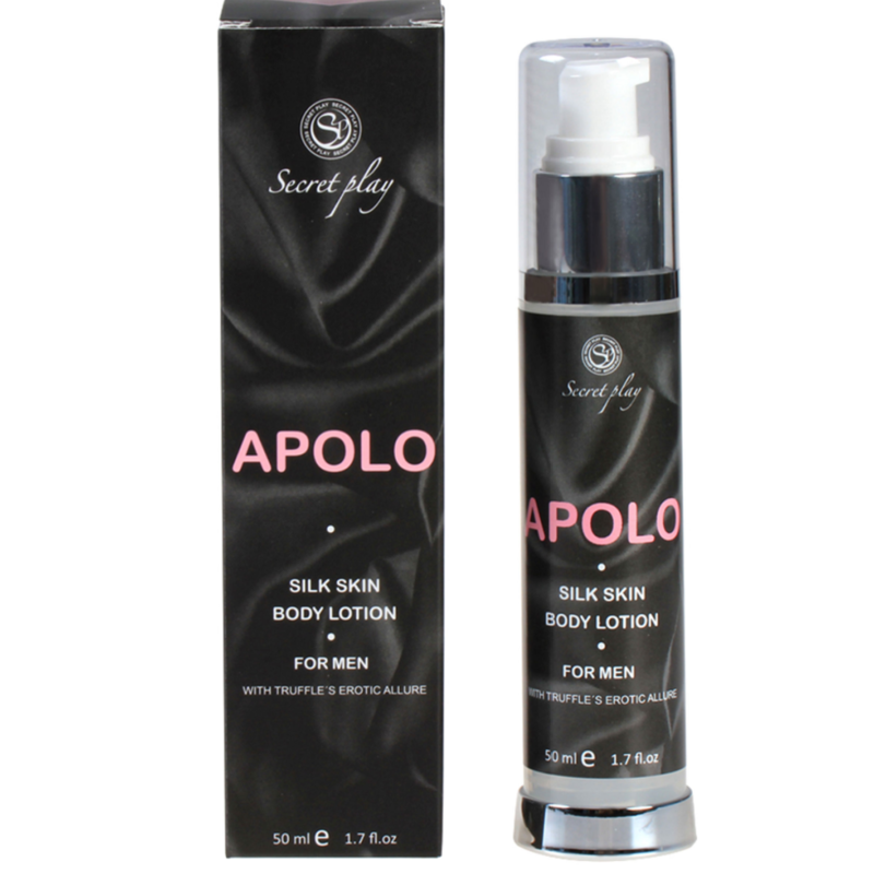 LOÇÃO DE PELE SECRETPLAY APOLO SILK PARA HOMENS 50 ML