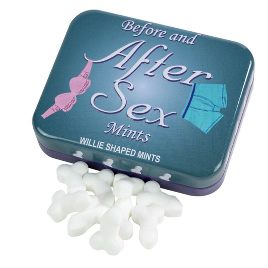 SPENCER & FLEETWOOD BEFORE AND AFTER SEX WILLIE SHAPED MINTS
