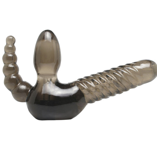 STRAPLESS STRAP-ON COM ESTIMULADOR ANAL