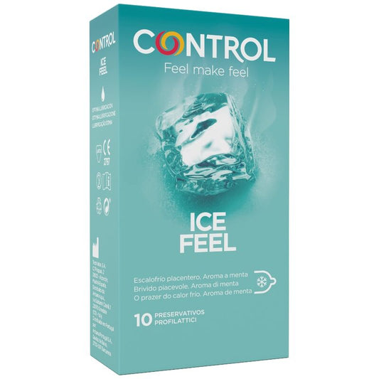 PRESERVATIVOS CONTROL ICE FEEL EFEITO FRIO 10 UNIDADES