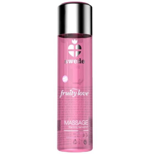 ÓLEO DE EFEITO DE CALOR SUECO FRUTO AMOR MORANGOS COM CHAMPANHE 60 ML