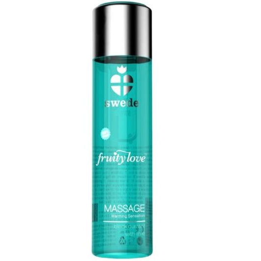 ÓLEO DE MASSAGEM DE EFEITO AQUECENTE FRUTO SUECO DE GROSELHA PRETA E LIMÃO 60 ML