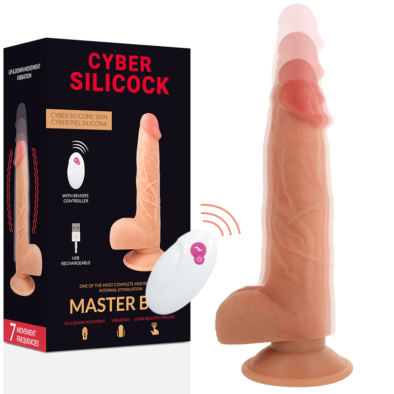 CYBER SILICOCK CONTROLE REMOTO REALISTA MESTRE BEN