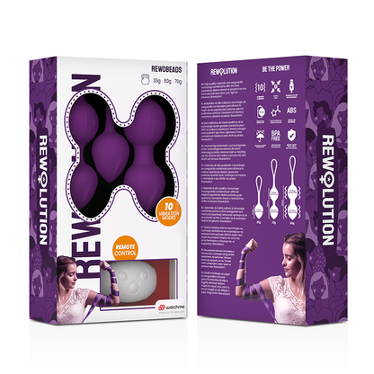 REWOBEADS BOLAS VIBRATÓRIAS CONTROLE REMOTO COM TECNOLOGIA WATCHME
