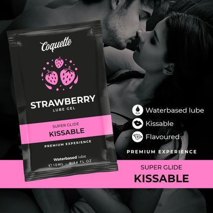 GEL LUBRIFICANTE COQUETTE CHIC DESIRE KISSABLE MORANGO 10 ML