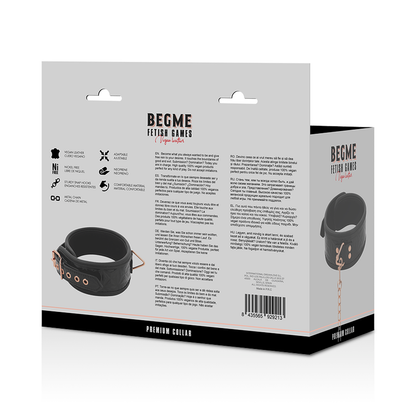BLACK EDITION PREMIUM COLAR DE COURO VEGAN