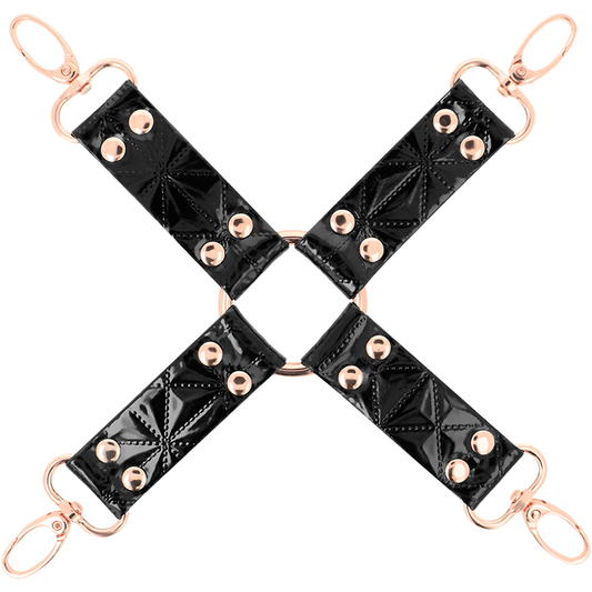 BLACK EDITION HOG TIE DE COURO VEGANO