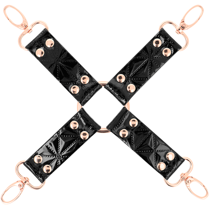 BLACK EDITION HOG TIE DE COURO VEGANO