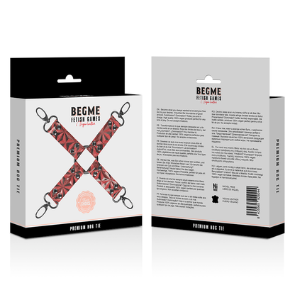 GRAVATA DE PORCO DE COURO VEGANO PREMIUM RED EDITION